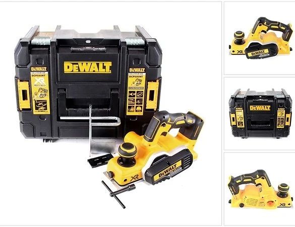 Rabot xr 18v li-ion (machine seule) en coffret tstak - dewalt dcp580nt-xj