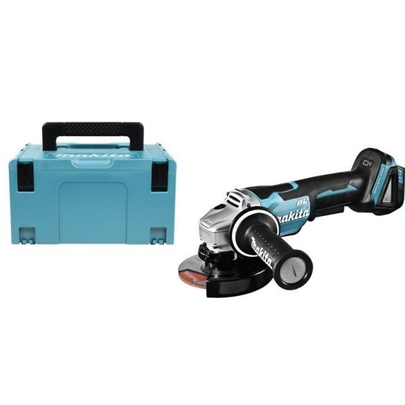 Meuleuse 18v li-ion Ø125 mm sans batterie ni chargeur + coffret makpac | makita dga508zj