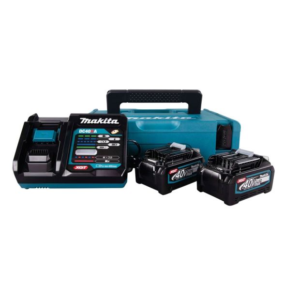 Pack Énergie 40v max xgt 2 batteries bl1850b + 1 chargeur dc18rd + makpac | makita 191j97-1