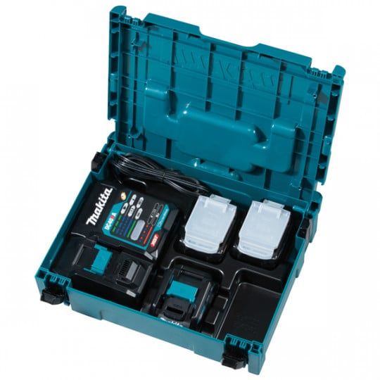 Pack Énergie 40v max xgt 2 batteries bl1850b + 1 chargeur dc18rd + makpac | makita 191j97-1