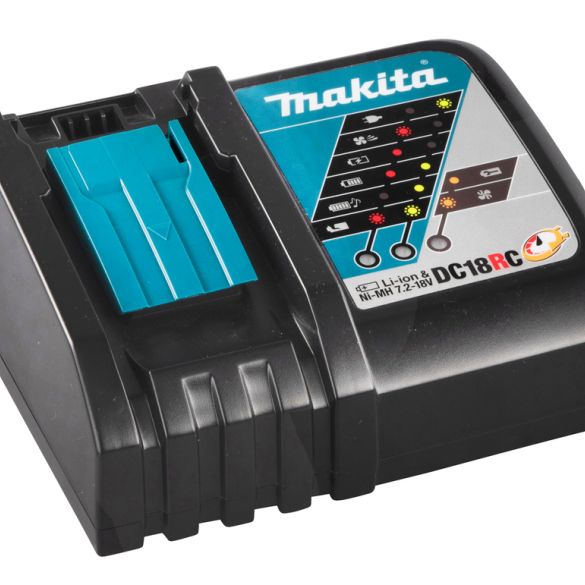 Chargeur rapide makstar dc18rc li-ion ni-mh 9,6 à 18 v | makita 195584-2 