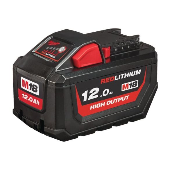 Batterie 18v 12 ah red lithium high output m18 hb12 | milwaukee 4932464260