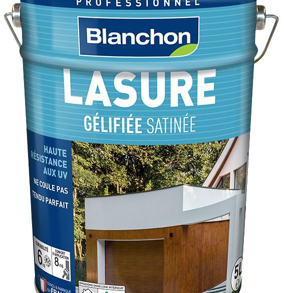 Lasure gélifiée chêne clair - 5 litres - blanchon