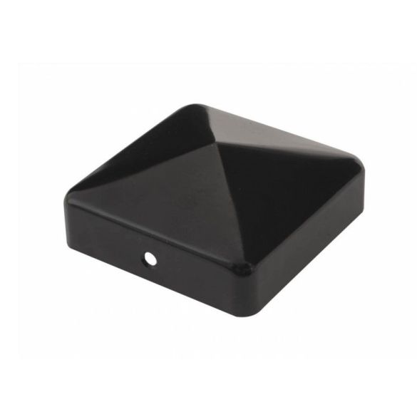 Chapeau pyramide 91x91 cm finition noire pour poteau bois - cabochon 90pb simpson