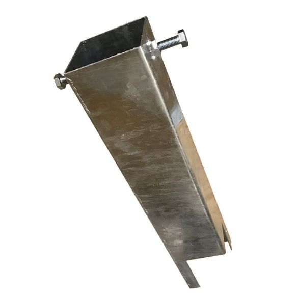 Support de poteau à sceller pour poteau bois 9x9 cm