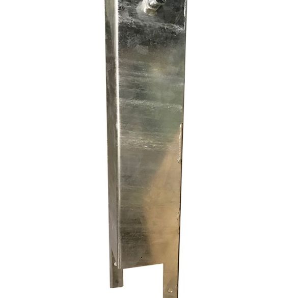 Support de poteau à sceller pour poteau bois 9x9 cm