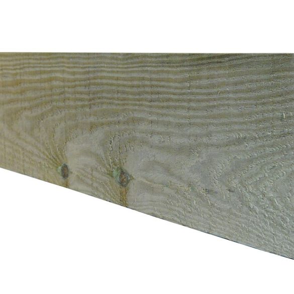 Volige bois autoclave long. 2,00m - 200x18 mm - en pin brut traité classe 4