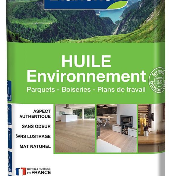 Huile environnement parquet & bois intérieur - bois naturel - 5 litres - blanchon