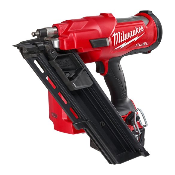 Cloueur de charpente 34° fuel 18v m18 ffn-502c + 2 batteries 5ah + chargeur | milwaukee 4933471404