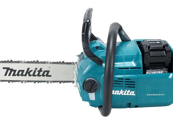 Tronçonneuse xgt 40v max 40 cm + batterie 5 ah + chargeur makita uc012gt102