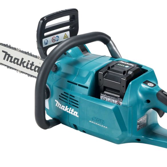 Tronçonneuse xgt 40v max 40 cm + batterie 5 ah + chargeur makita uc012gt102