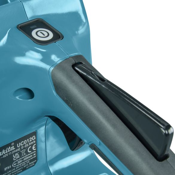 Tronçonneuse xgt 40v max 40 cm + batterie 5 ah + chargeur makita uc012gt102