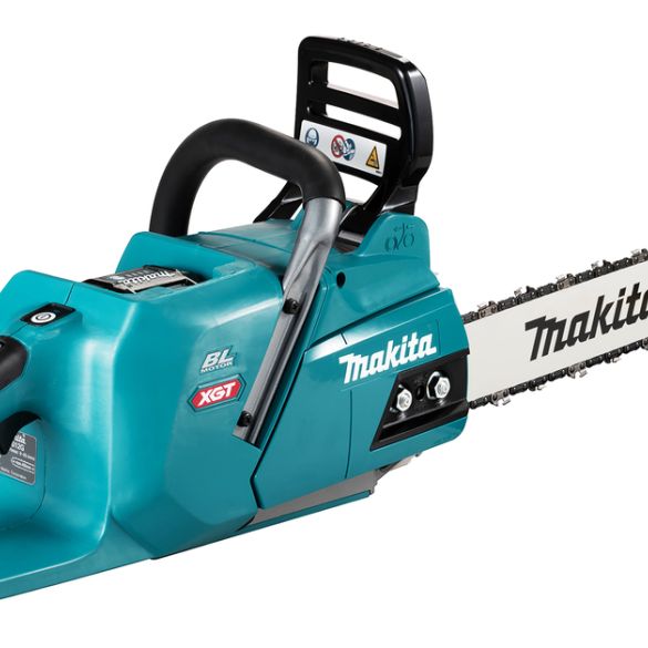 Tronçonneuse xgt 40v max 40 cm + batterie 5 ah + chargeur makita uc012gt102