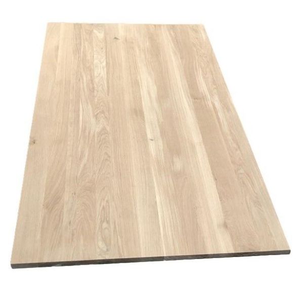 Panneau lamellé collé chêne a/b lames entières 90x122 cm Ép. 42 mm 