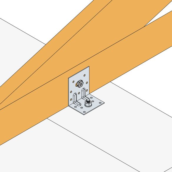 Equerre renforcée e5/1,5 - 77x50x65x1,5mm simpson