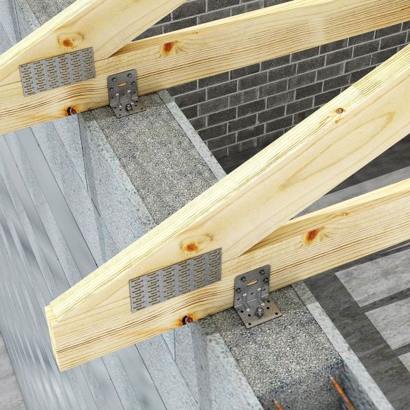 Equerre renforcée e6/2.5 - 120x60x75x2,5 mm simpson