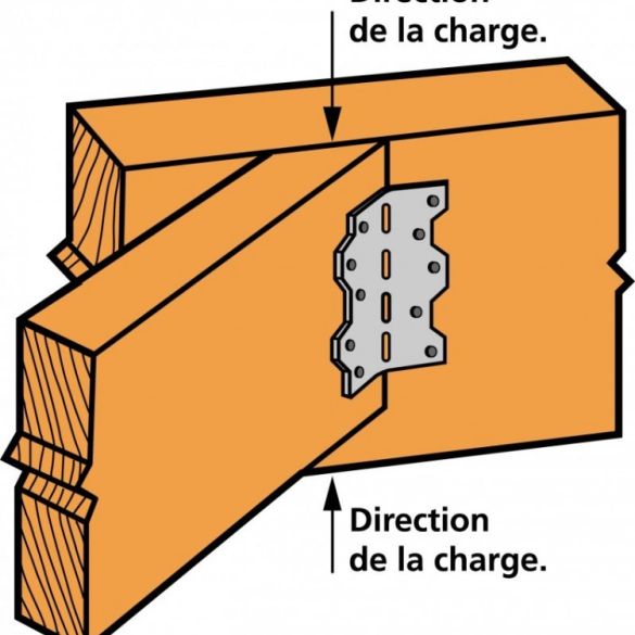 Equerre ls50 à angle ajustable de 0 à 135° simpson strong-tie