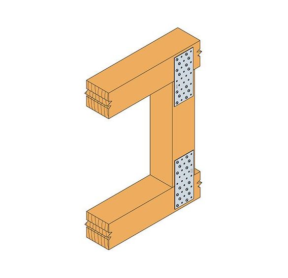 Plaque perforée np20 60/160/2 mm - simpson strong-tie