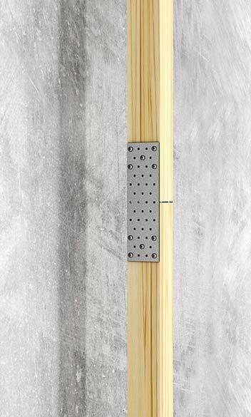 Equerre de bardage ite ebc120 64x118x53mm ép. 2,5mm simpson