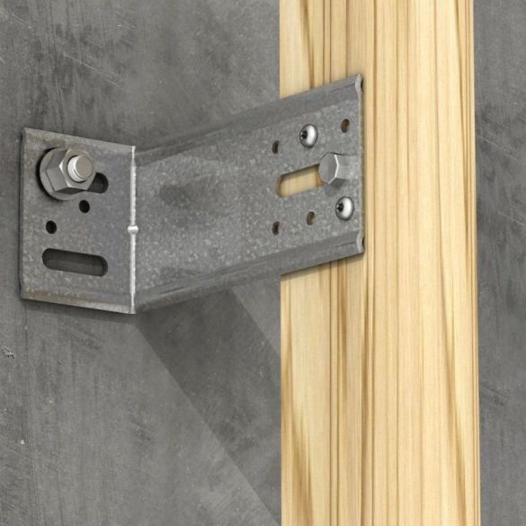 Equerre de bardage ite ebc120 64x118x53mm ép. 2,5mm simpson