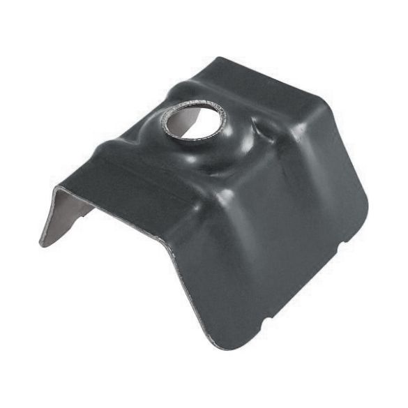 Cavalier galvanisé gris ral 7016 pour fixation bacacier - sachet de 100 pces