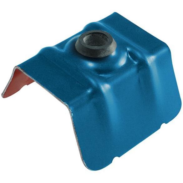 Cavalier galvanisé vert ral 6011 pour fixation bacacier - sachet de 100 pces