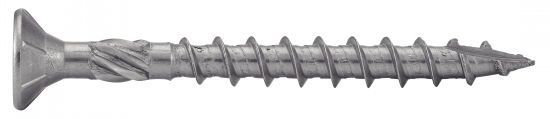 Vis inox a4 pour bois tendres tête anti-fendage Ø 5x60 mm - boîte de 400