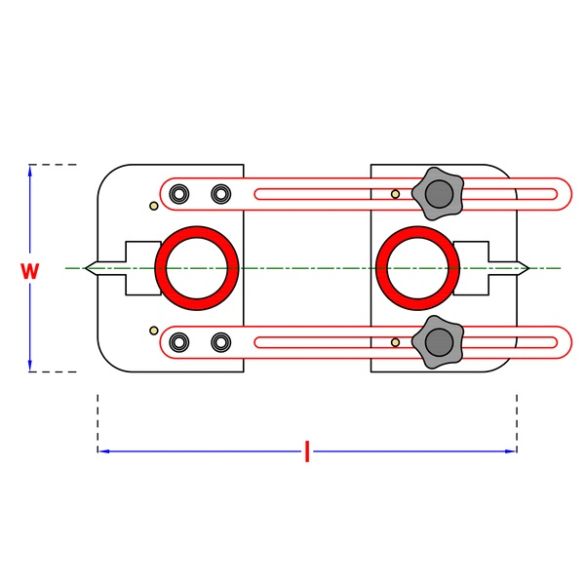 Gabarit de précision de perçage g-deck hapax