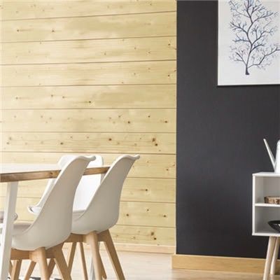 Lambris intérieur sapin 2350x135x12 mm profil grain d'orge - silverwood