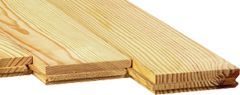 Parquet bois massif à clouer 200x10 cm - pin des landes - choix sans noeud