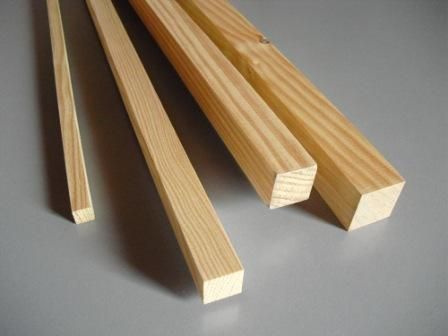 Carrelet en pin 40x40 mm longueur 2,00 m