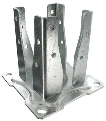 Pied de poteau carré - ag527p - simpson strong-tie