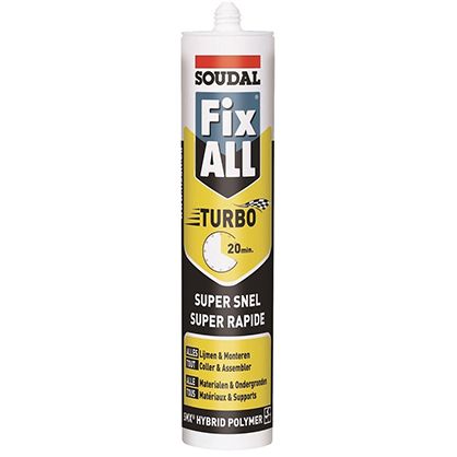 Mastic fix all turbo blanc 290 ml - 121923 - soudal