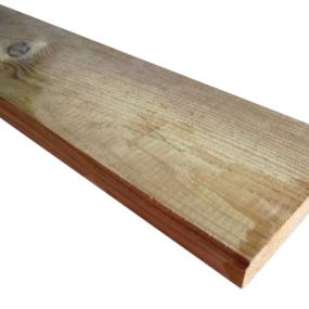 Lame terrasse tradition 145x22mm l.2,40 m en pin classe 4 vert - choix noueux
