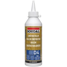 Colle à bois pu extérieur d4 250g - 100058 - soudal