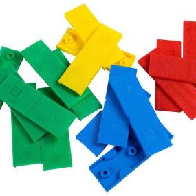 200 cales lambourde autodrainantes flatpad 2-3-4-5 mm nivo