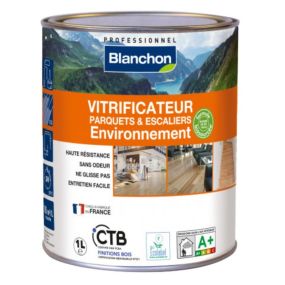 Vitrificateur parquets & escaliers environnement - ultra mat 1l - blanchon