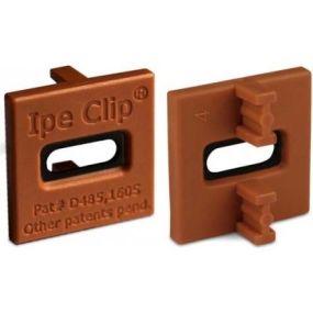 Clips invisibles pour terrasse bois dur - 185 clips + 200 vis inox 4,4x50 mm - deckwise