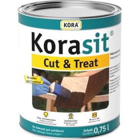 Produit de traitement de coupe vert autoclave 0,75l - korasit