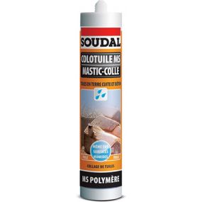 Mastic tuiles colotuile ms polymère 290ml - 117878 - soudal