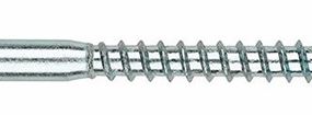 Vis bois tirefond tête hexagonale 10x180 mm din 571 acier zingué - boîte de 25