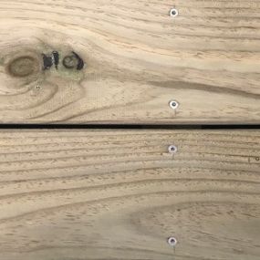 Kit terrasse 30m² tradition en pin maritime cl4 lisse - choix noueux