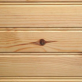 Lambris pin sélection petit noeud profil double mouchette 100x10 mm l. 2,00 m