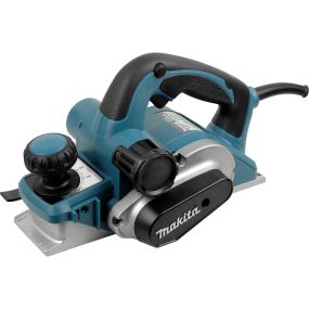 Rabot 850w - 1600 tr/min - larg 82mm prof 04mm + coffret makpac | makita kp0810j