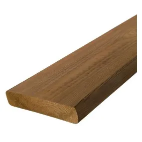Lame en pin du nord lisse marron l. 3,30 m 145x27 mm