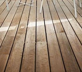 Lame terrasse pin brun 145x22mm l.2,00 m classe 4