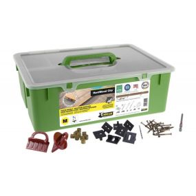 Kit de 450 clips invisibles pour 27m² de terrasse bois - hardwood novlek