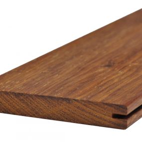 Lame terrasse merbau l. 1,80 m 140x20 mm - fixations invisibles - profil clip classic