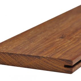 Lame terrasse merbau l. 4,50 m 140x20 mm - fixations invisibles