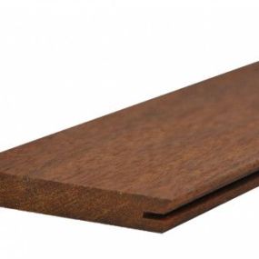 Lame terrasse merbau profil drop l.4,20m 140x20 mm